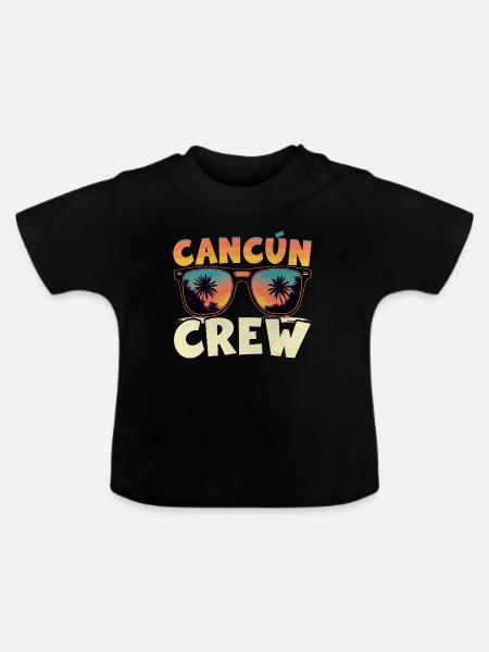 Cancun Crew - Baby Bio-T-Shirt mit Rundhals - Schwarz