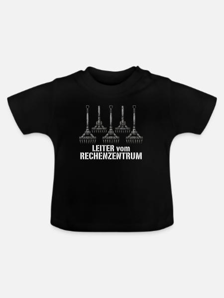 Rechenzentrum Design Gartengeräte Rechen Leiter - Baby Bio-T-Shirt mit Rundhals - Schwarz