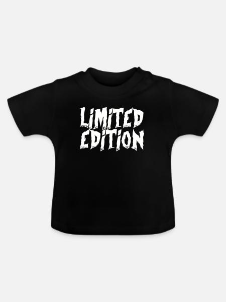 Begrenzte Edition Graffiti - Baby Bio-T-Shirt mit Rundhals - Schwarz