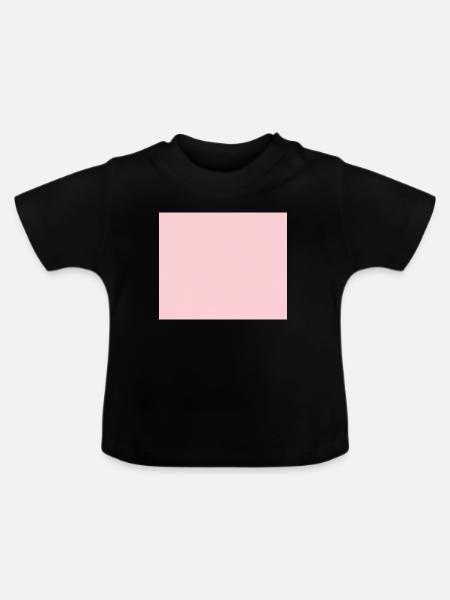 Rose - Baby Bio-T-Shirt mit Rundhals - Schwarz