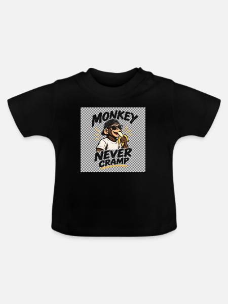 Gemini_Generated_Image_hcmpo3hcmpo3hcmp - Baby Bio-T-Shirt mit Rundhals - Schwarz