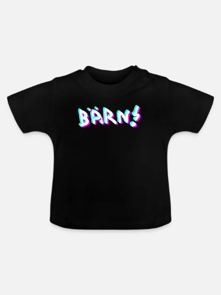 BÄRN Bern - Baby Bio-T-Shirt mit Rundhals - Schwarz