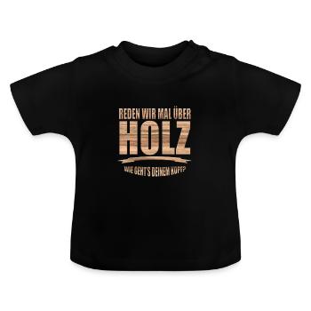 Schreiner - Baby Bio-T-Shirt mit Rundhals - Schwarz - Vorne