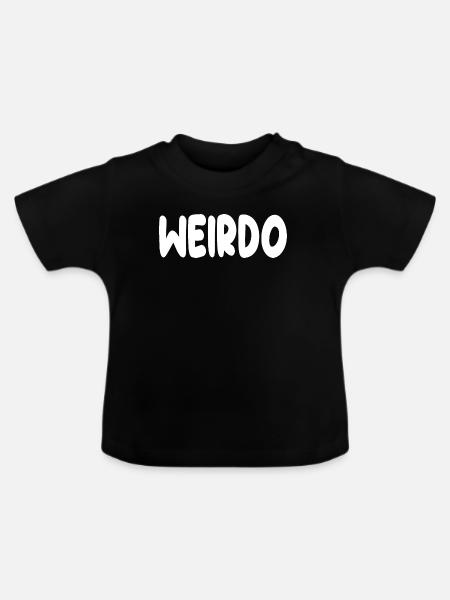 Verrückte - Baby Bio-T-Shirt mit Rundhals - Schwarz