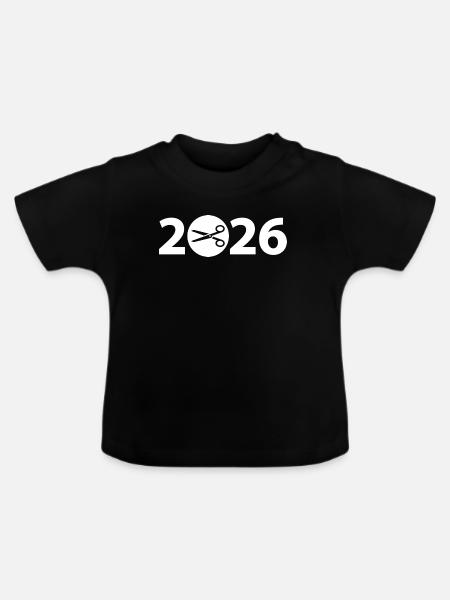 Schneider 2026, Handarbeit 2026 - Baby Bio-T-Shirt mit Rundhals - Schwarz