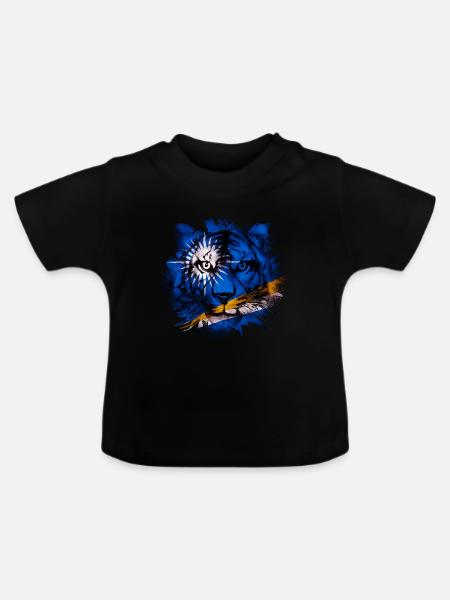 Marshallinseln - Baby Bio-T-Shirt mit Rundhals - Schwarz