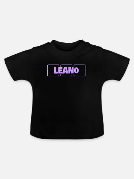Geschenk für Lean - Baby Bio-T-Shirt mit Rundhals - Schwarz