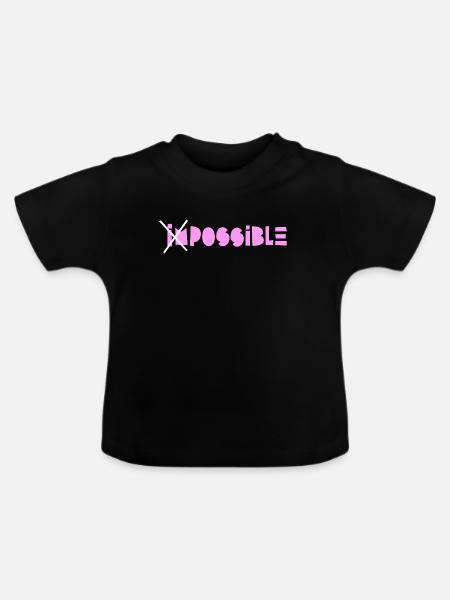 Unmöglich - Baby Bio-T-Shirt mit Rundhals - Schwarz