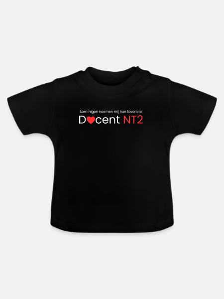 Lieblingslehrer von NT2 - Baby Bio-T-Shirt mit Rundhals - Schwarz