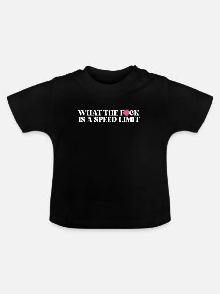 Auto - Baby Bio-T-Shirt mit Rundhals - Schwarz