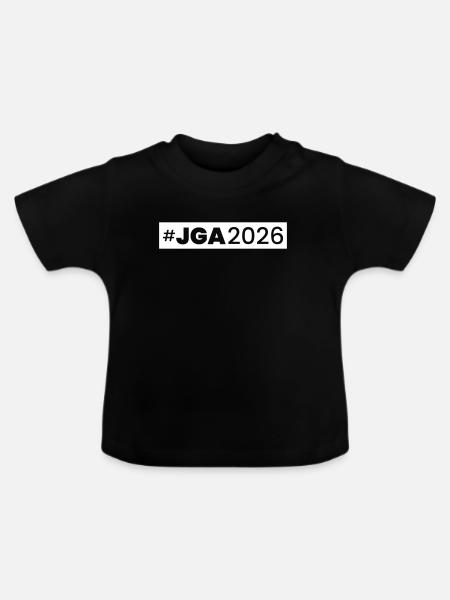 Jga 2026 Junggesellenabschied - Baby Bio-T-Shirt mit Rundhals - Schwarz