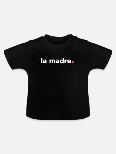Der Wahnsinn - Baby Bio-T-Shirt mit Rundhals - Schwarz