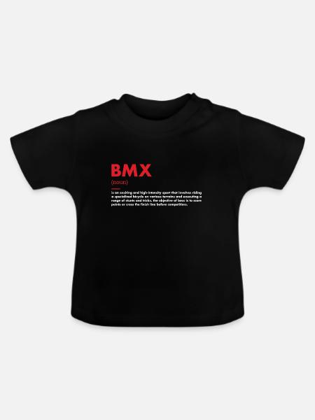 Sport Definition BMX - Baby Bio-T-Shirt mit Rundhals - Schwarz