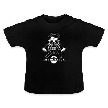 Lumberjack - Baby Organic T-Shirt with Round Neck - black - Front