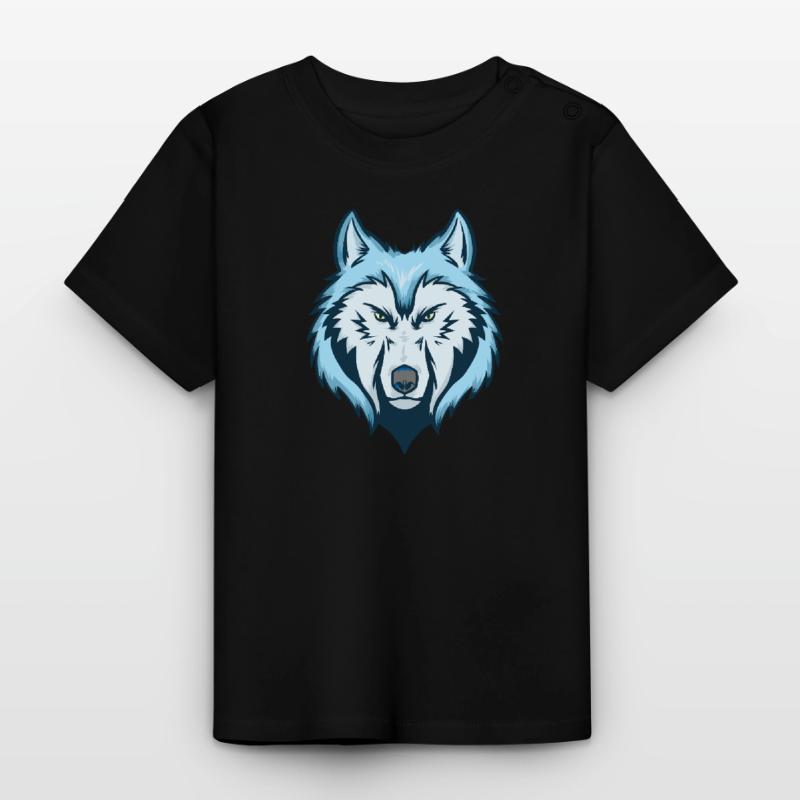 Wolf Predator Alpha Pack Prey Gift Idea Wild Baby Organic T-Shirt with Round Neck