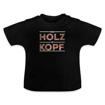 Carpenter carpenter gift craftsman guild - Baby Organic T-Shirt with Round Neck - black - Front