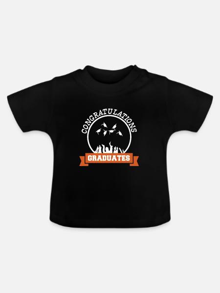 Graduates - Absolventen - Baby Bio-T-Shirt mit Rundhals - Schwarz