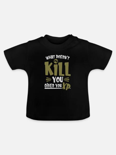 Gaming - Baby Bio-T-Shirt mit Rundhals - Schwarz