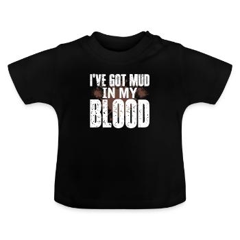 Véhicule tout terrain - T-shirt bio col rond Bébé - noir - Devant