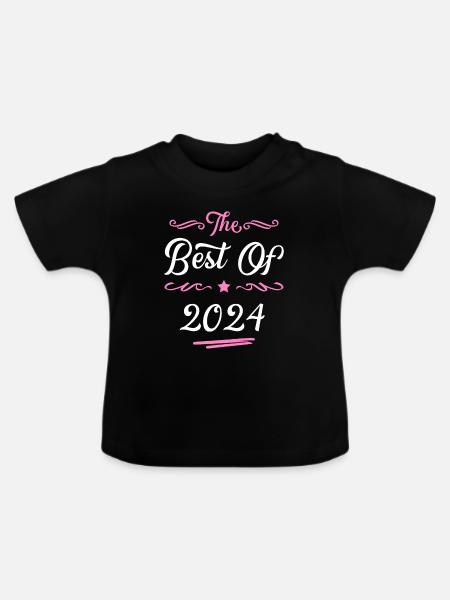 2024 best of - Baby Bio-T-Shirt mit Rundhals - Schwarz