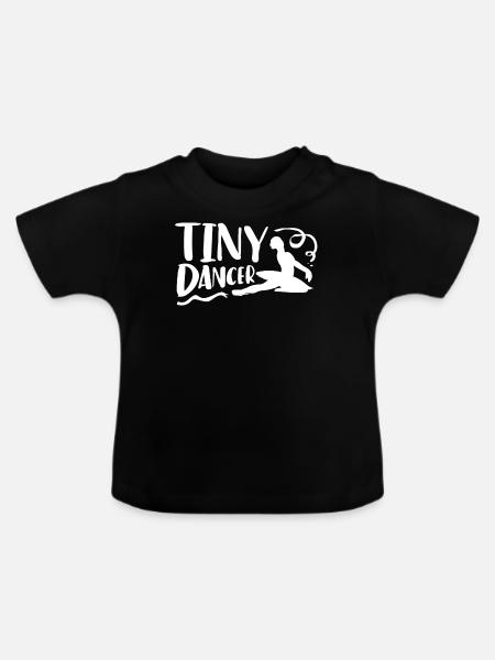 Winziger Tänzer, Balletttanzen - Baby Bio-T-Shirt mit Rundhals - Schwarz