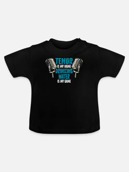 Opernsänger, Gesang, Opera - Baby Bio-T-Shirt mit Rundhals - Schwarz