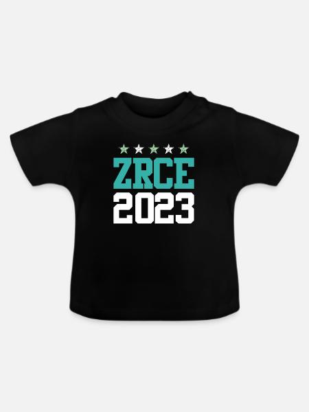 Zrce 2023 - Baby Bio-T-Shirt mit Rundhals - Schwarz