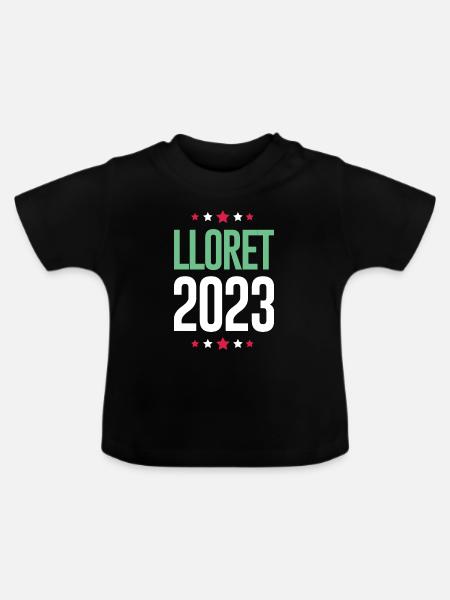 Lloret De Mar 2023 - Baby Bio-T-Shirt mit Rundhals - Schwarz