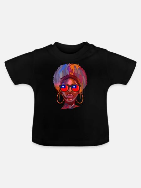 Taiwan - Baby Bio-T-Shirt mit Rundhals - Schwarz