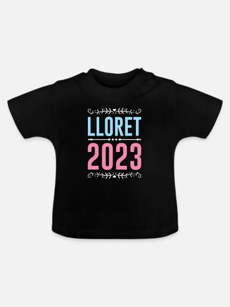 Lloret De Mar 2023 - Baby Bio-T-Shirt mit Rundhals - Schwarz