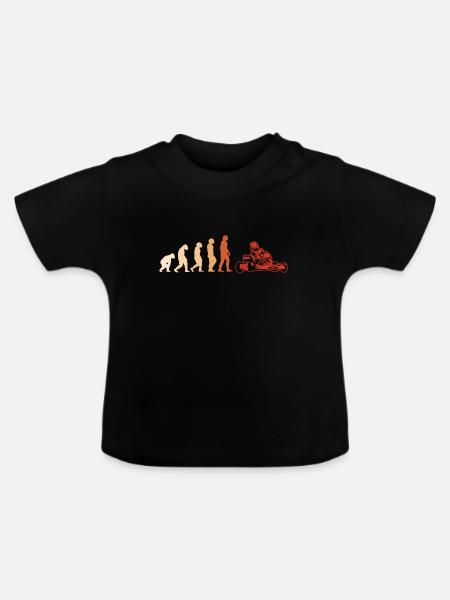 Sport Evolution Go Kart - Ekologisk T-shirt med rund hals baby - svart