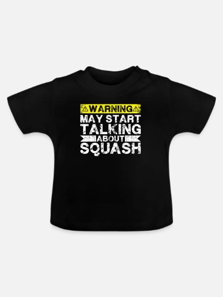 Apropos Kürbis - Baby Bio-T-Shirt mit Rundhals - Schwarz