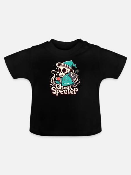 Lehrer Halloween - Baby Bio-T-Shirt mit Rundhals - Schwarz