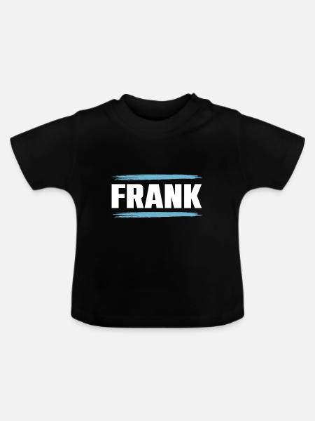 Frank - Baby Bio-T-Shirt mit Rundhals - Schwarz