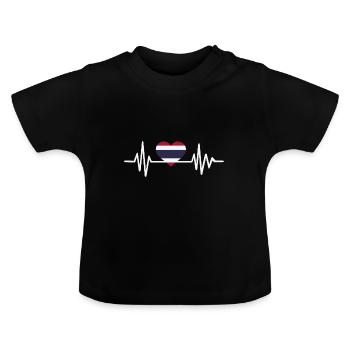 Thailand - Baby Bio-T-Shirt mit Rundhals - Schwarz - Vorne