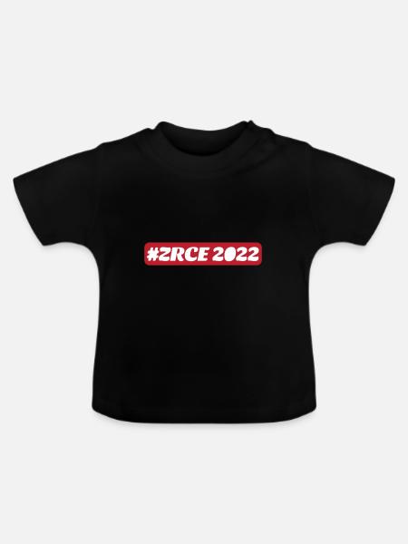 Zrce 2022 - Baby Bio-T-Shirt mit Rundhals - Schwarz