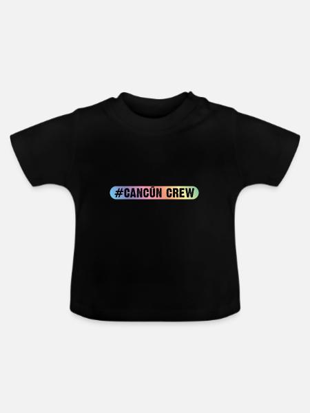 Cancun Crew - Baby Bio-T-Shirt mit Rundhals - Schwarz