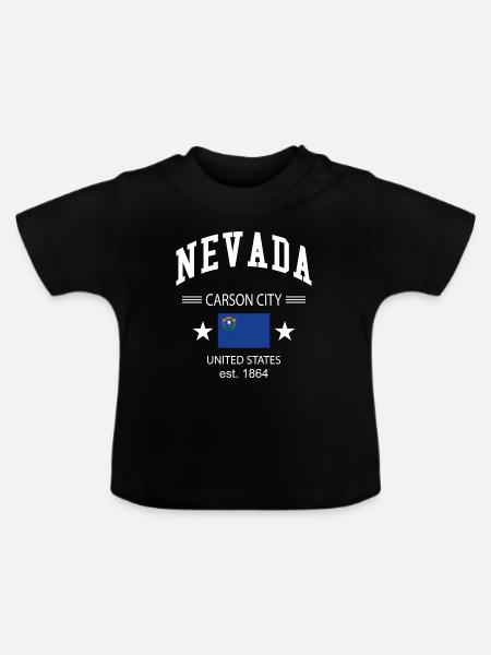 Nevada - Baby Bio-T-Shirt mit Rundhals - Schwarz