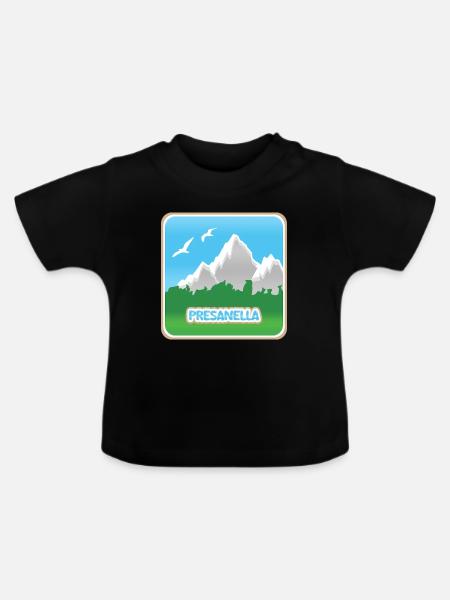 Presanella - Baby Bio-T-Shirt mit Rundhals - Schwarz