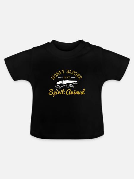 Ratel Leben - Baby Bio-T-Shirt mit Rundhals - Schwarz