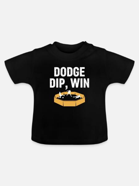 Dip Win Gaga Ball Master - Baby Bio-T-Shirt mit Rundhals - Schwarz