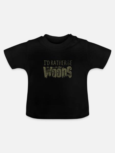 Outdoor - Baby Bio-T-Shirt mit Rundhals - Schwarz