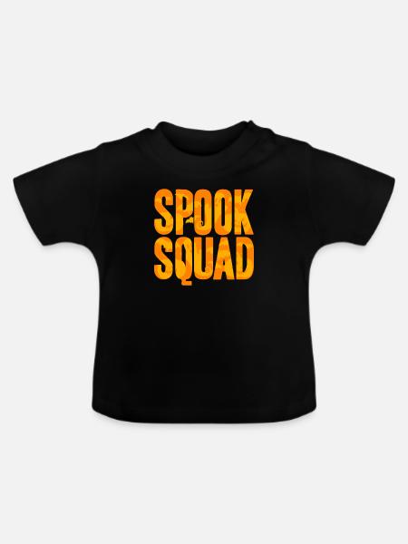 Halloween - Baby Bio-T-Shirt mit Rundhals - Schwarz