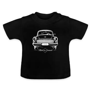 Wartburg 311 - Ostkult - RDA - T-shirt bio col rond Bébé - noir - Devant
