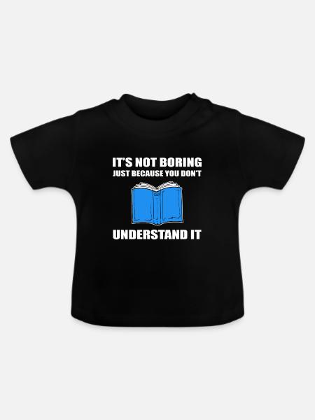 Anwaltssprüche Wirtschaftsanwalt - Baby Bio-T-Shirt mit Rundhals - Schwarz