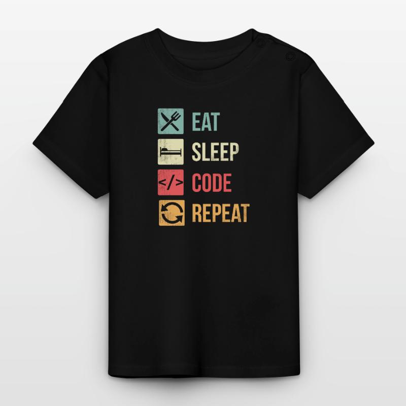 Software Engineer Codierung Baby Bio-T-Shirt mit Rundhals