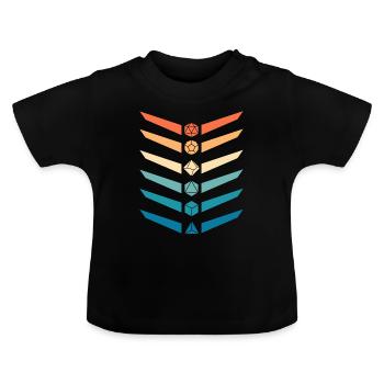 RPG Rpg Board Game Game Board Gift - Baby Organic T-Shirt with Round Neck - black - Front