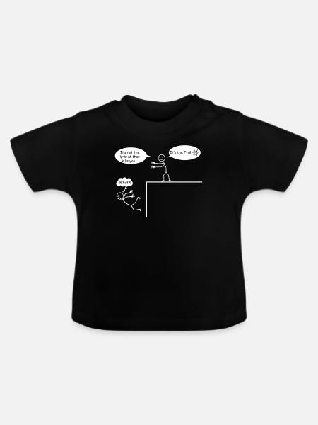 Physicien Scientifique en physique Chimie Fallkraft - T-shirt bio col rond Bébé - noir
