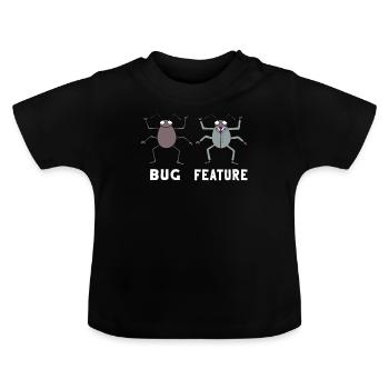 Programmierung Informatik Entwickler Geschenk - Baby Bio-T-Shirt mit Rundhals - Schwarz - Vorne
