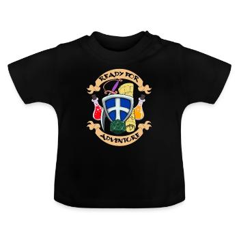 RPG Rpg Board Game Game Board Gift - Baby Organic T-Shirt with Round Neck - black - Front